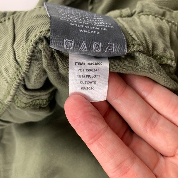 Torrid Dark Olive Tencel Belted Wide Leg Capri Pant 22 - Picture 6 of 8